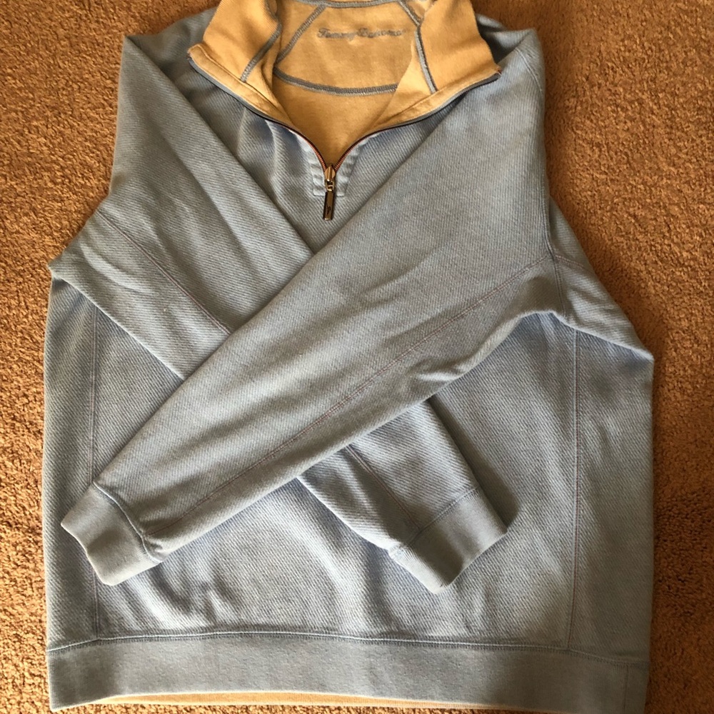 Tommy Bahama reversible pullover